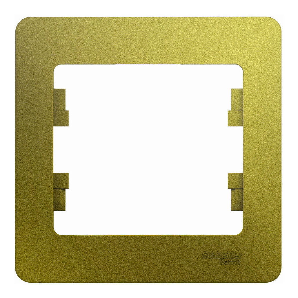 

Рамка Schneider Electric GSL001001 Glossa 1-ая фисташковый, GSL001001