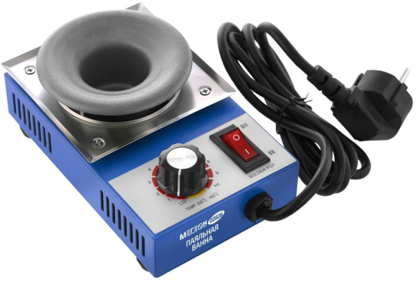 Изображение товара Паяльная ванна МЕГЕОН 02826 для пайки припоя электропаяльная ванна