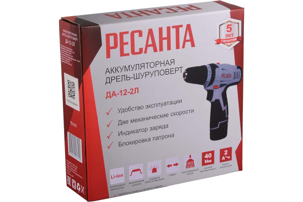 фото Дрель - шуруповерт Ресанта ДА-12-2Л в Челябинске