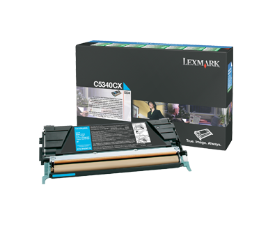 

Тонер-картридж Lexmark C5340CX C534x Cyan Extra High Yield Return (7K), C5340CX