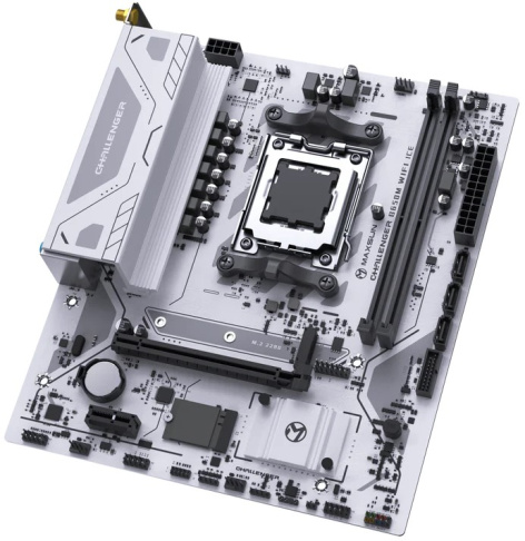 фото Материнская плата mATX MAXSUN MS-Challenger B650M WIFI ICE в Омске