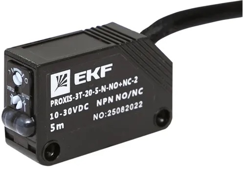 

Датчик EKF PROXIS-3T-20-5-N-NO+NC-2 бесконтактный оптический, PROXIS-3T-20-5-N-NO+NC-2