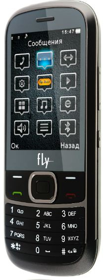 фото Мобильный телефон  Fly B500 Black