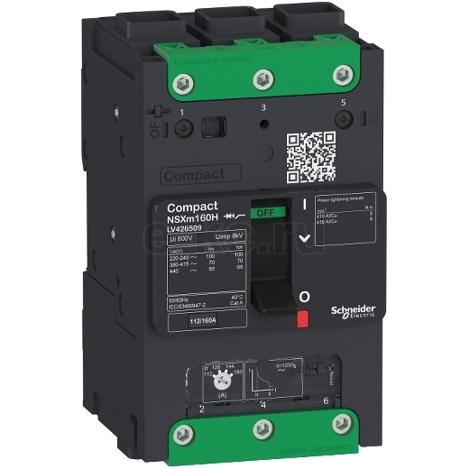 

Автоматический выключатель Schneider Electric LV426104 3P 16kA TM50D Elink, LV426104