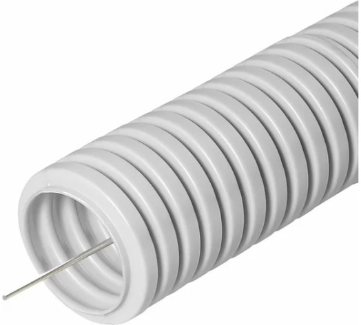Изображение товара Гофрированная труба из ПВХ Промрукав PR.012531М25 25 м диаметр 25 мм