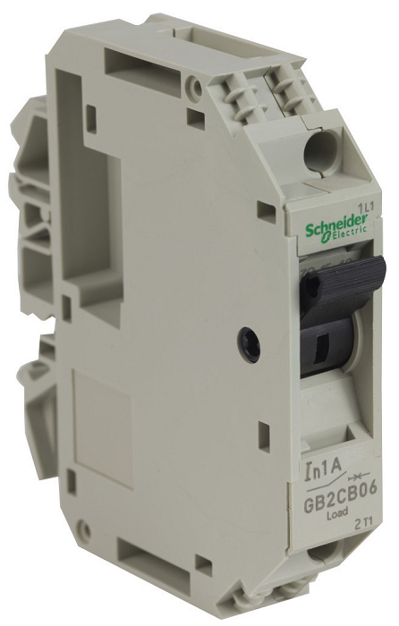 

Автоматический выключатель Schneider Electric GB2CB06 с комбинированным расцепителем 1P 1A, GB2CB06
