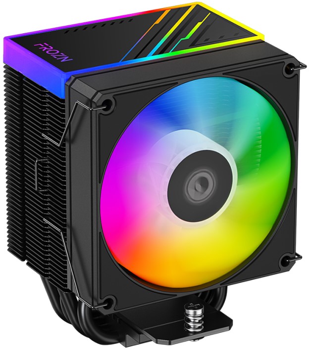 

Кулер ID-Cooling FROZN A400 ARGB LGA1700/1200/115X/AM5/AM4 (92mm fan, TDP 180W, 600-2200 RPM, 45.8CFM, 4-pin PWM, 4 тепл.трубки прямого контакта, ARGB, FROZN A400 ARGB