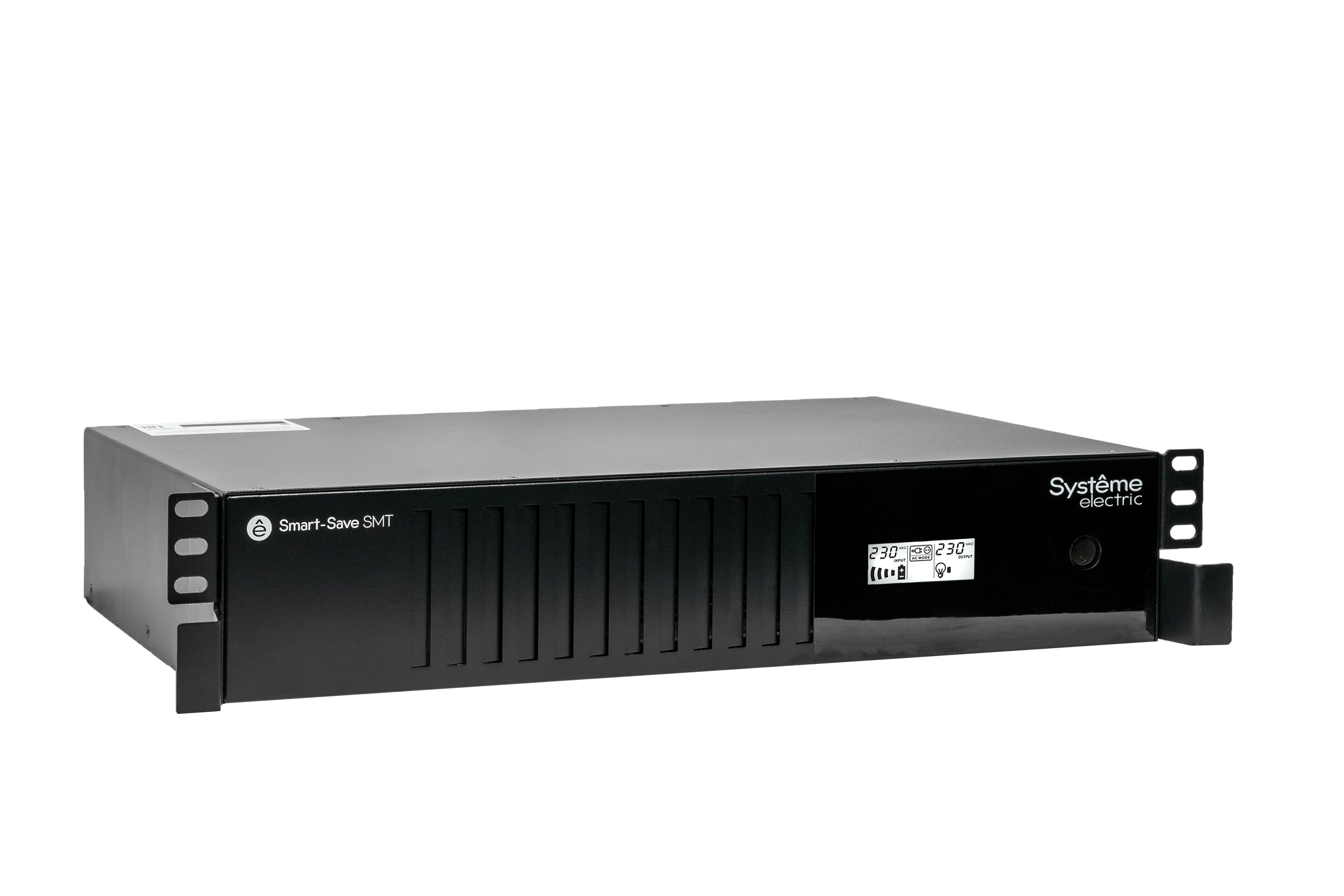 

Источник бесперебойного питания Systeme Electric SMTSE3000RMI2U Smart-Save SMT 3000 ВА, монтаж в стойку 2U, 230 В, 8 розеток IEC C13, SmartSlot, AVR,, SMTSE3000RMI2U