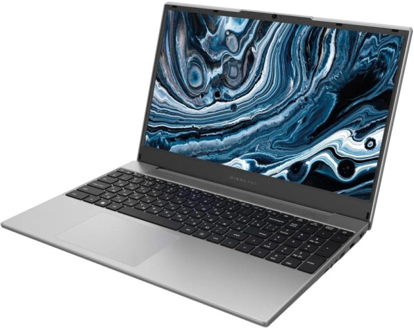 фото Ноутбук  Digma Pro Breve в Челябинске 15.6 ", Ryzen 7, 16 Гб RAM, 512 Гб SSD, Radeon Graphics, Серебристый