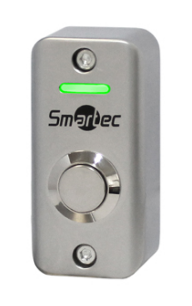 

Кнопка Smartec ST-EX012LSM металлическая, 2-х цветный СИД индикатор, накладная, НР контакты, ST-EX012LSM