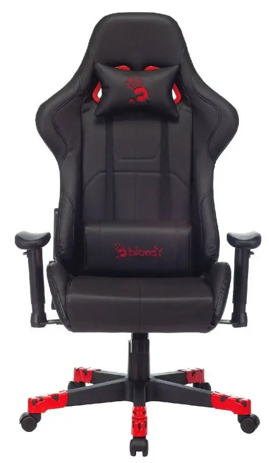 

Кресло A4Tech BLOODY GC-550 игровое черный эко.кожа крестов., BLOODY GC-550