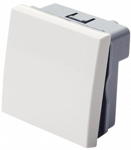 Изображение товара Выключатель Eurolan 16V-20-01WT встраиваемый, белый, 1 клавиша