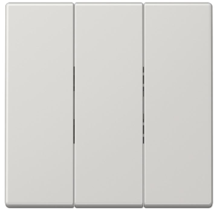 

Клавиша Jung LS993BFLG Светло-Серая 3-ая для трёхклавишного переключателя арт. 5306EU, LS993BFLG