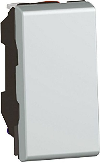 

Переключатель Legrand 079201L - Программа Mosaic - на 2 направления, 1 модуль, 10 AX, алюминий, 079201L