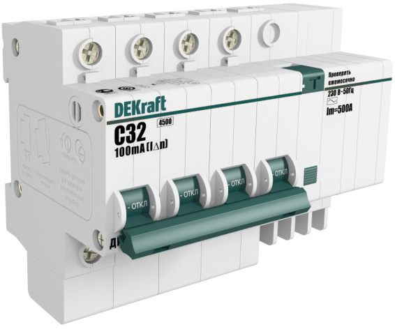 Изображение товара Автоматический выключатель DEKraft 15045DEK