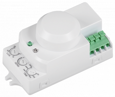 

Датчик движения IEK LDD11-201MB-1200-001 1200Вт 360град 8м IP20 белый, LDD11-201MB-1200-001