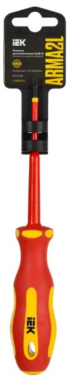 

Отвертка IEK A2L5-SC31-T2-SL-40-100 ARMA2L 5 диэлектрическая SLIM SL4,0х100 Т2, A2L5-SC31-T2-SL-40-100