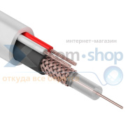 фото Кабель Rexant KBK-B- 2x0,75мм², 200м., белый