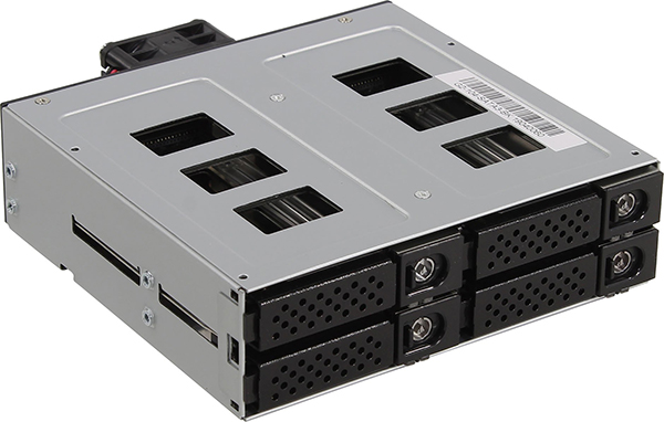 

Корзина Procase G2-104-SATA3-BK 4*SATA3/SAS 12G, черный, с замком, hotswap mobie rack module for 2,5" HDD(1x5,25) 2xFAN 40x15mm, G2-104-SATA3-BK