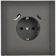 фото Розетка с заземлением с 2 USB  IEK FP-R14-16-U22-018-K03 в Санкт-Петербургe