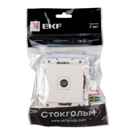 фото Розетка телевизионная оконечная  EKF EYA00-227-10 в Казани