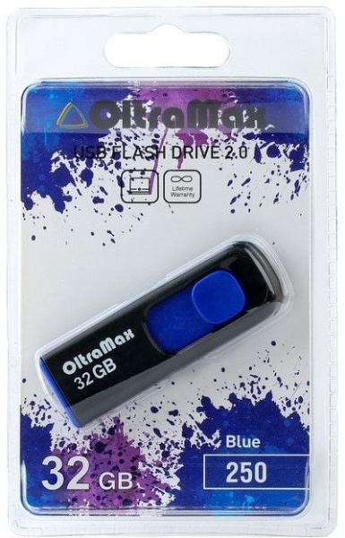 фото Накопитель USB 2.0 32GB OltraMax OM-32GB-250-Blue в Самаре