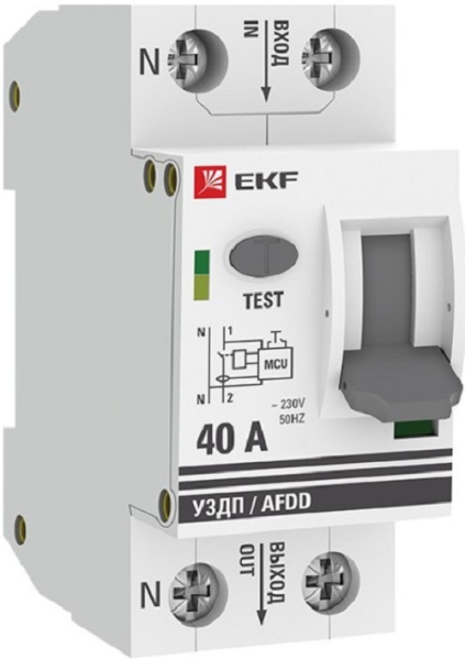 фото Устройство защиты от дугового пробоя  EKF afdd-2-40-pro в Ростове-на-Дону