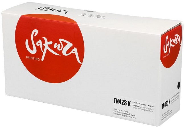 

Картридж Sakura SATN423BK для Brother HL-8260, DCP-8400, MFC-8690, черный, 6 500к., SATN423BK