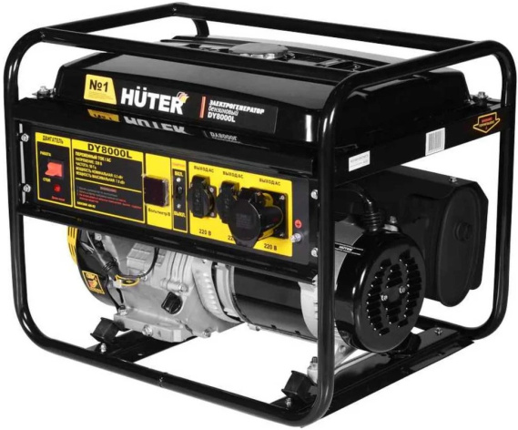 фото Генератор бензиновый Huter DY8000L в Казани