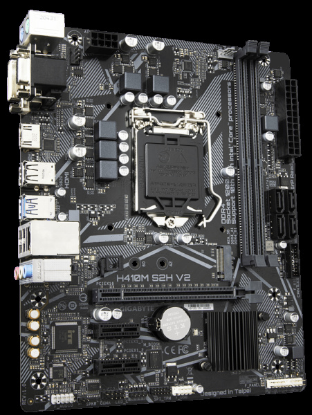 фото Материнская плата mATX GIGABYTE H410M S2H V2 (УЦЕНЕННЫЙ) в Волгограде