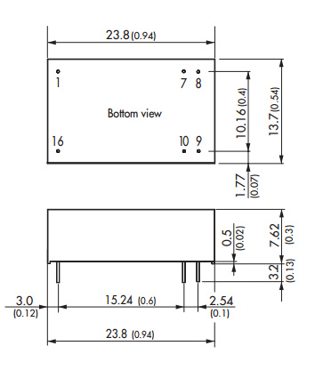фото Преобразователь AC-DC сетевой TRACO POWER TEL 2-2411 в Красноярске