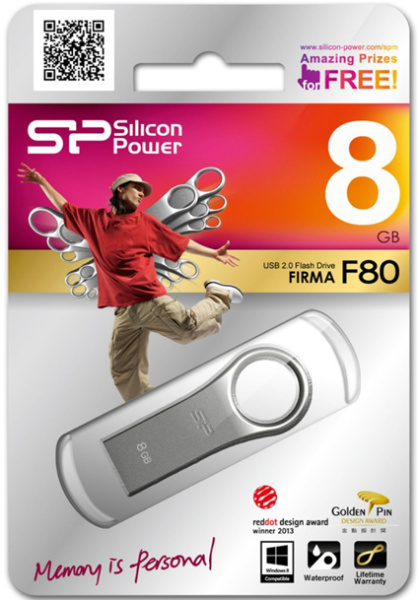 фото Накопитель USB 2.0 8GB Silicon Power Firma F80 в Перми