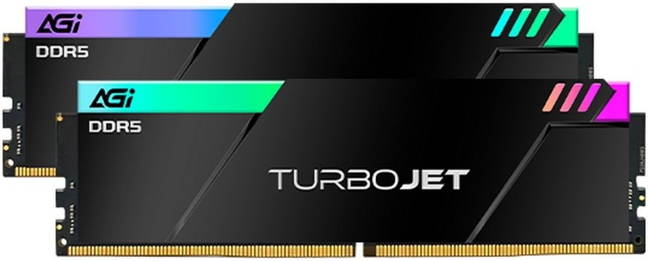 

Модуль памяти DDR5 32GB (2*16GB) AGI AGI7CPC16UD858 RGB PC5-60800 7600MHz CL36 1.5V радиатор, AGI7CPC16UD858