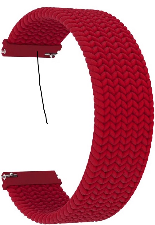 

Ремешок на руку Lyambda STEROPA DSN-08-22-RD плетеный нейлоновый ремешок для часов 22 mm red, STEROPA