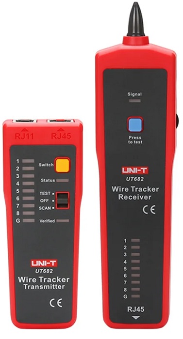 

Тестер UNI-T UT682D 13-1090 трассоискатель с генератором сигнала, UT682D