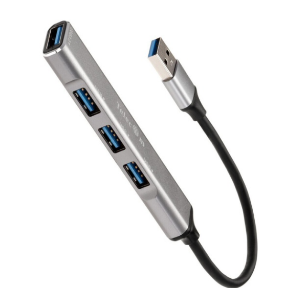 

Концентратор Telecom TA308U USB 3.0/USB3.0/3*USB2.0, 0.2m, TA308U