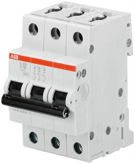 

Автоматический выключатель ABB 2CDS253001R0061 S203 3P 6A (D) 6kA, 2CDS253001R0061