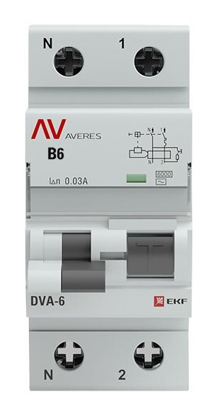 фото Автомат дифференциальный EKF rcbo6-1pn-6B-30-ac-av в Волгограде