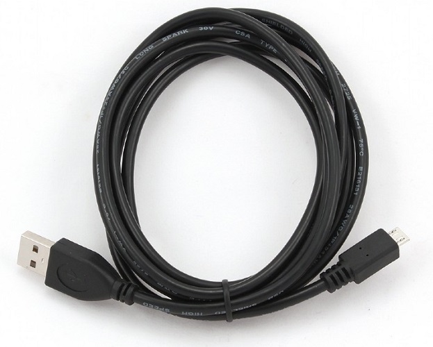 

Кабель интерфейсный USB 2.0 Cablexpert CC-mUSB2-AMBM-1M Pro , AM/microBM 5P, 1м, черный, пакет, CC-mUSB2-AMBM-1M