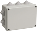 

Коробка распределительная IEK UKO10-150-110-070-K41-44 для открытого монтажа 150х110х70мм, IP44, 10 гермовводов (серая), UKO10-150-110-070-K41-44