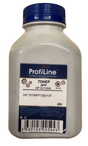 

Картридж ProfiLine PL_TNR_W1106A_40_P PL-W1106A для принтеров HP Laser 107/MFP135/137 40гр PET Фас РФ, PL_TNR_W1106A_40_P