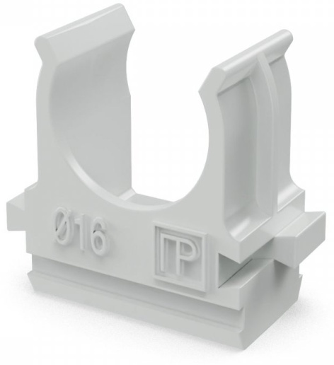 Изображение товара Клипса Промрукав PR.0616 для крепления труб ПВХ и гофрированных труб, 200 шт