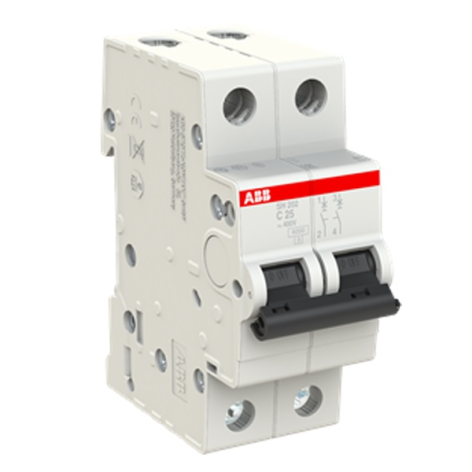 Изображение товара Автоматический выключатель ABB 2CDS212001R0254 25А 2 полюса монтаж DIN-рейка
