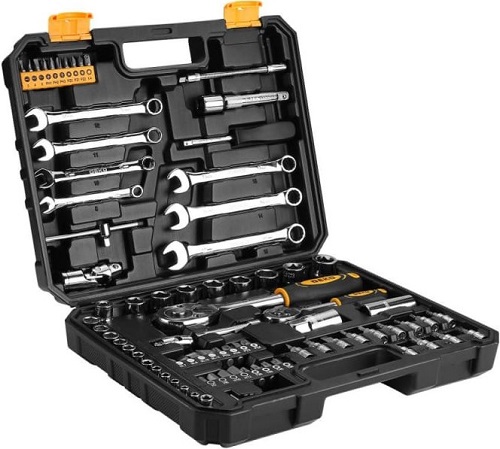 

Набор инструментов DEKO DKAT82 065-0910 для авто (82 предмета), DKAT82