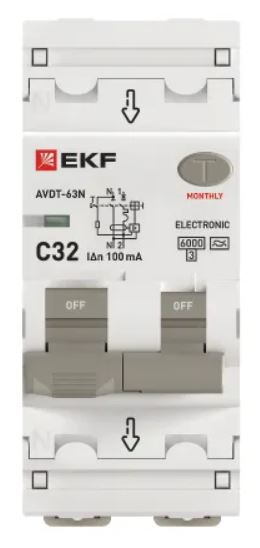 фото Автомат дифференциальный EKF D63N26EA32C100 в Смоленске