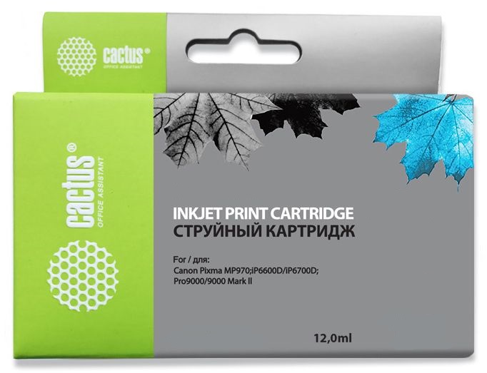 Картридж Cactus CS-CLI8PC для Canon Pixma MP970; iP6600D, светло-пурпурный, 450 стр., 13 мл.