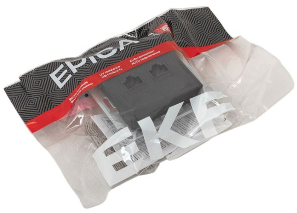 фото Розетка компьютерная двойная EKF UP1-SOB-2RJ45-5 в Воронеже