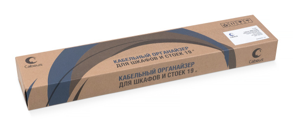 фото Кабельный организатор  Cabeus JB08-1U-BK в Екатеринбурге