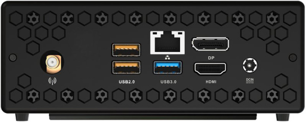 фото Неттоп Zotac ZBOX CI523NANO (Intel Core i3, 2.3ГГц, DDR3L, Intel HD Graphics 520, Не установлена) [ZBOX-CI523NANO-BE]
