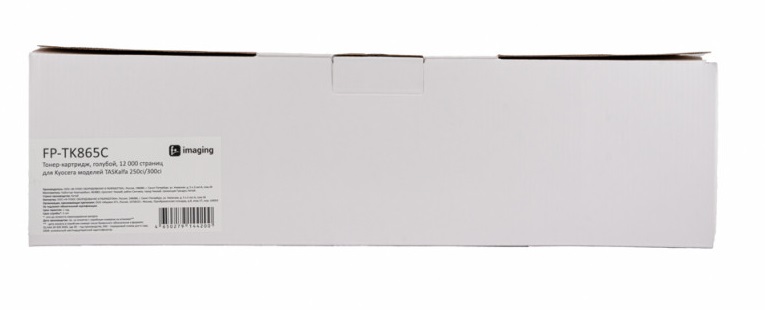 

Тонер-картридж F+ FP-TK865C голубой, 12 000 страниц, для Kyocera моделей TASKalfa 250ci/300ci, FP-TK865C